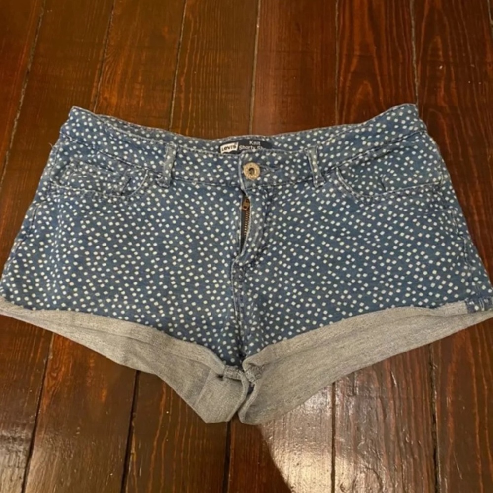 Levi’s girls polka dot shorts